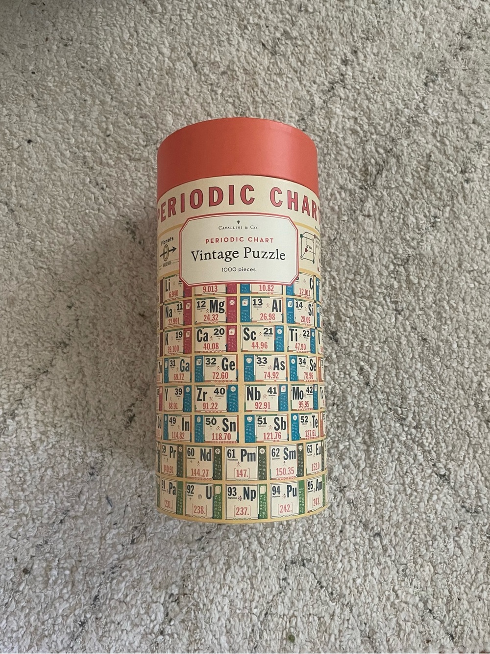 Cavallini & Co. Periodic Table Vintage Puzzle